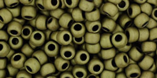Round Seed Bead by Toho - #617 Dark Olive Matte