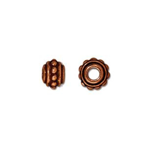 Bead: 7mm Beaded by TierraCast | pk of 4