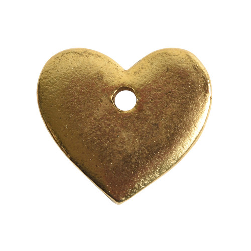 Nunn Design: Flat Tag Mini Heart - Single Hole | 1 Each