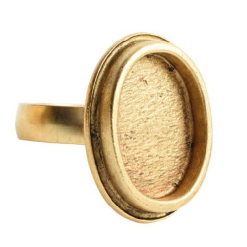 Ring: Adjustable Traditional Oval by Nunn Design | 1 Each