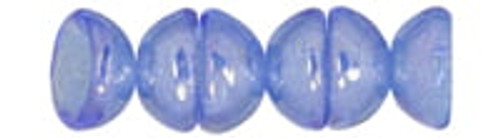 Teacup Bead 2x4mm - Sapphire Luster Rainbow