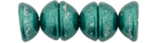 Teacup Bead 2x4mm - ColorTrends: Saturated Metallic Forest Biome