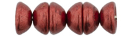 Teacup Bead 2x4mm - ColorTrends: Saturated Metallic Merlot
