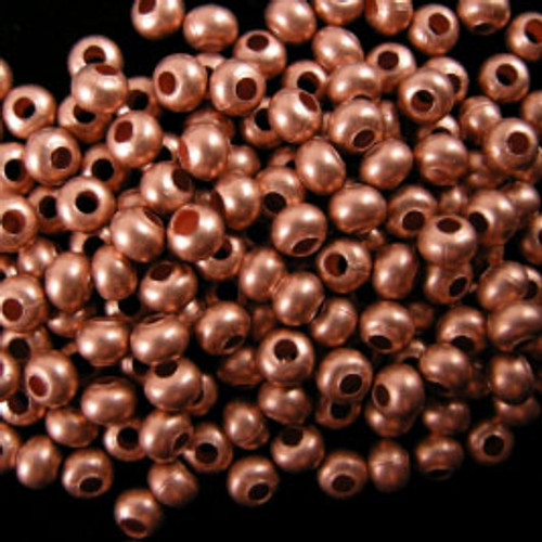 Heavy Metal Round Seed Bead - Copper Matte