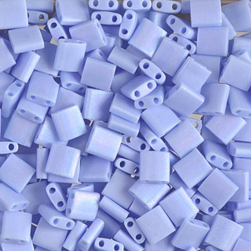 Tila Beads - #0494FR Light Periwinkle Opaque Rainbow Matte