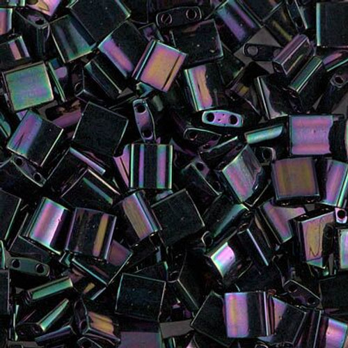Tila Beads - #0454 Dark Plum Metallic Rainbow