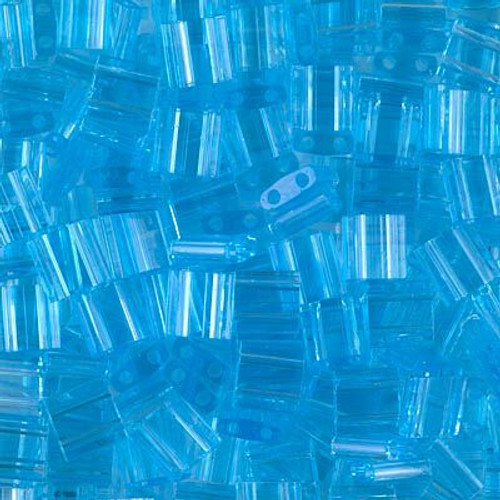 Tila Beads - #0148 Aqua Transparent Tila Beads - #0148 Aqua Transparent