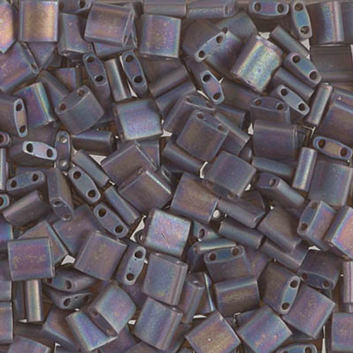 Tila Beads - #0135FR Root Beer Transparent Rainbow Matte