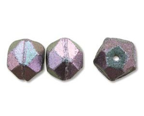10mm English Cuts - Polychrome Deep Purple (15pcs)