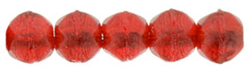 3mm Round - English Cut - #9008 Siam Ruby (50pcs)