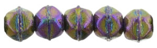3mm Round - English Cut - #21495 Purple Rainbow (50pcs)