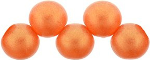 Top Hole Round 6mm - #MSG9004 Sueded Gold Hyacinth
