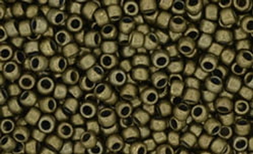 Toho Takumi Large Hole Round 9/0 - #0225 Bronze Antique Gold