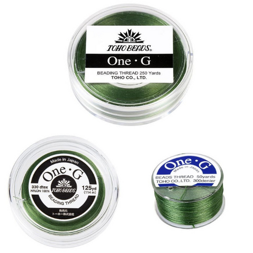 One-G Beading Thread - Green