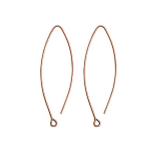Nunn Ear Wires: Open Oval Small | 1 Pair