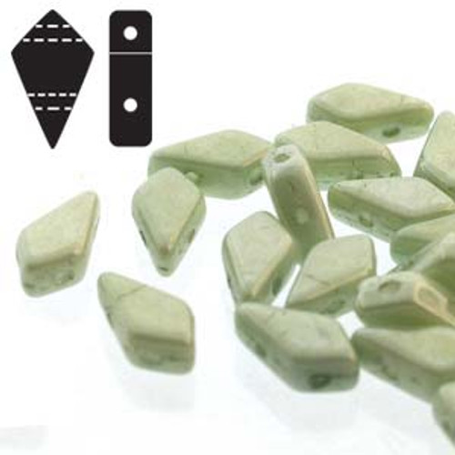 Kite Bead - Chalk Green Luster Kite Bead - Chalk Green Luster