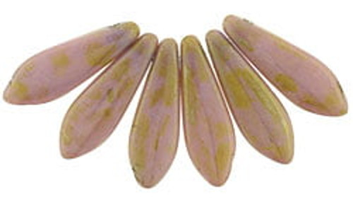 5x16mm Dagger - Rose Gold Topaz Opaque Luster