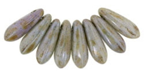 3x10mm Dagger - Green Opaque Luster