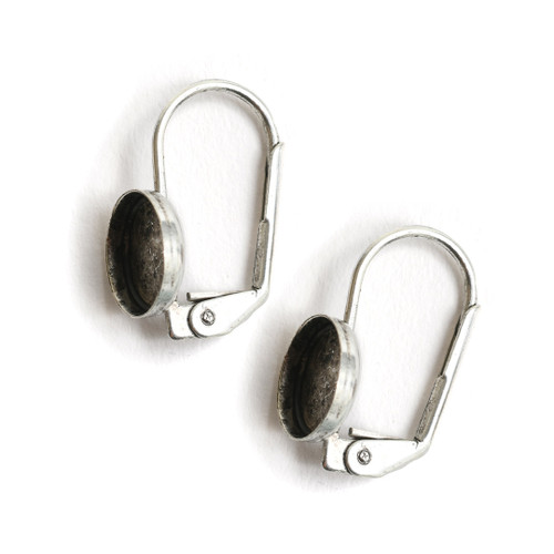 Nunn Ear Wires: Leverback 8mm Circle | 1 Pair