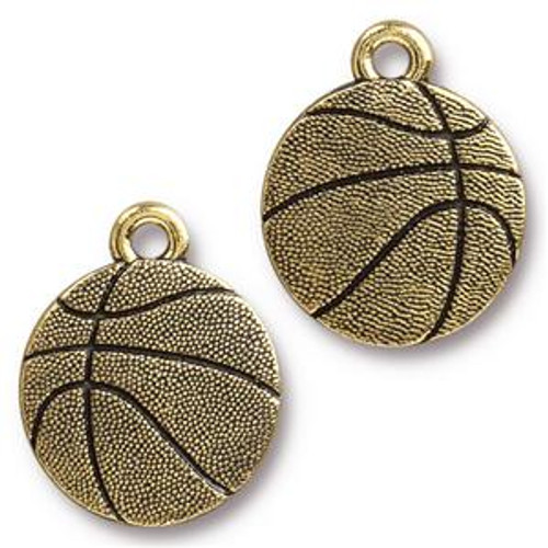 TierraCast Charms: Basketball | Pk of 2