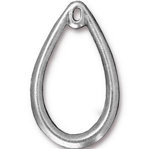 Tierracast Charms: Drop, Teardrop Pendant 1 3/16" | Pk of 2