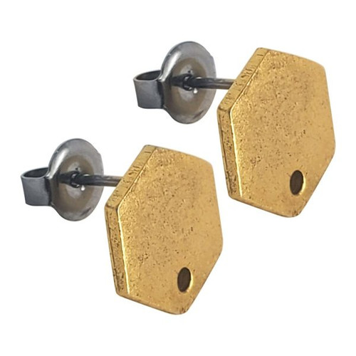 Nunn Ear Post: Tag Mini Hexagon | 1 Pair