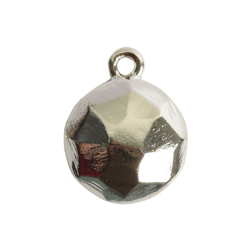 Nunn Charm - Flat Back Faceted Circle 13mm | Pk of 2