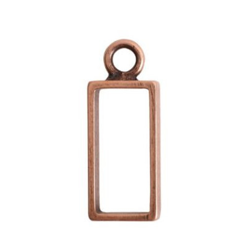 Open Frame Rectangle Single Loop Bezel - Small by Nunn Design | 1 Each