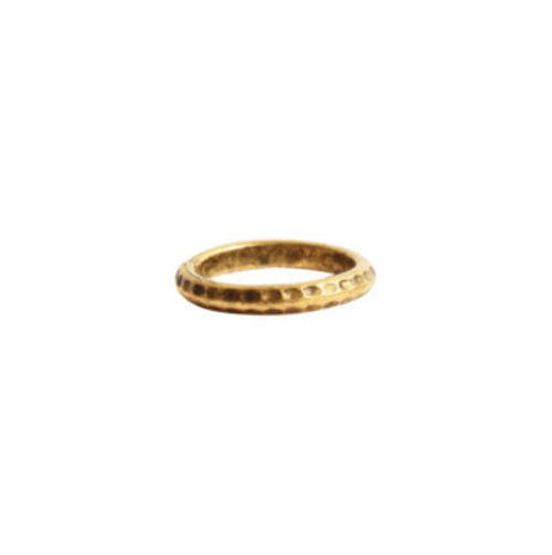 Nunn: Jump Ring 10mm Hammered Edge Circle | Pk of 5