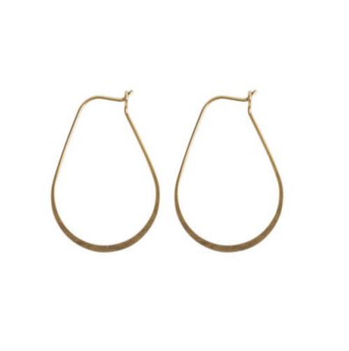 Ear Wire: Hoops Oval Small by Nunn Design | 1 Pair