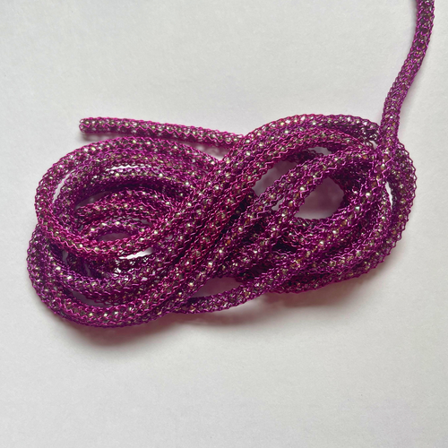 3mm SilverSilk Capture Chain - Fuchsia/Silver