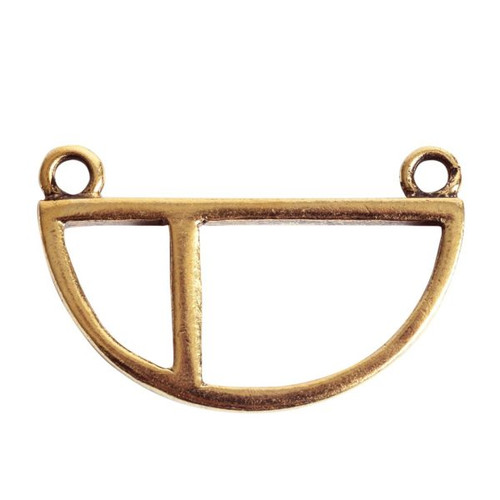 Nunn Pendant - Open Split Large Half Circle Double Loop | Pk of 1