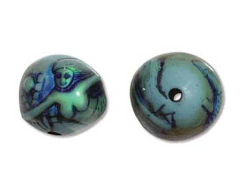 Mirage or Mood Bead - Mermaid Tale Spacer Mirage or Mood Bead - Mermaid Tale Spacer