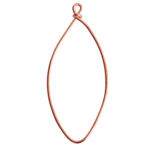 Nunn: Wire Frame Large Navette Single Loop | 1 Each