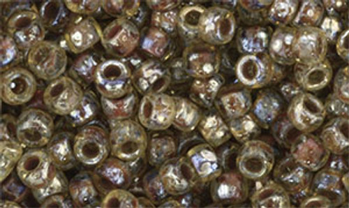 Matubo 7/0 - #TE0003 Clear Silver Picasso