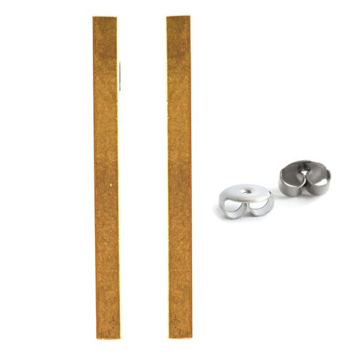 Nunn Ear Post: Large Bar | 1 Pair
