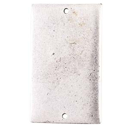 Nunn Design: Flat Tag Large Rectangle Double Hole | 1 Each *Discontinued*