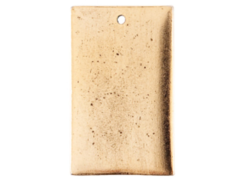 Nunn Design: Flat Tag Large Rectangle Single Hole | 1 Each *Discontinued*