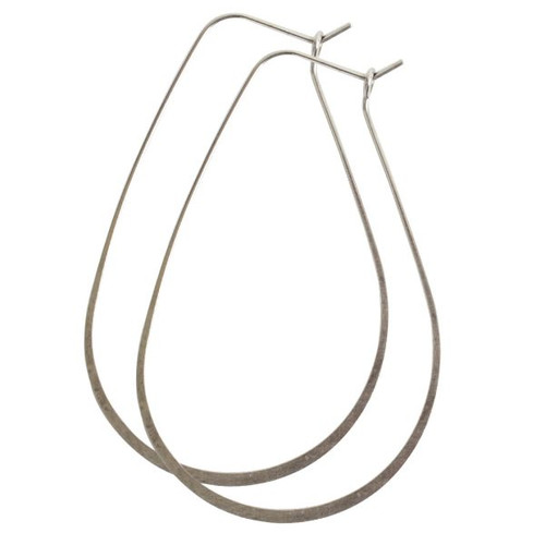 Ear Wire: Hoops Oval Large by Nunn Design | 1 Pair