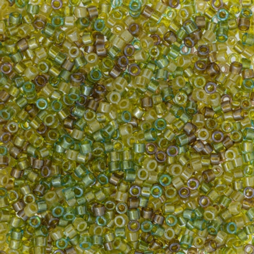 Delica Seed Bead - #0989 Camouflage Mix Inside Color Lined Sparkle