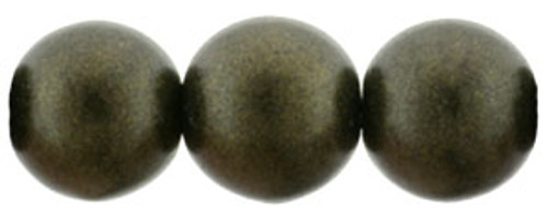 Round Bead - #79082 Metallic Suede Dark Green