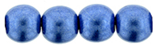 Round Bead - #04B05 Saturated Metallic Navy Peony