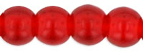 Round Bead - #9008 Light Siam Ruby