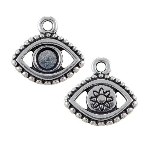 TierraCast Charm: Evil Eye | Pk of 2