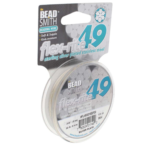 Flexrite 49 Strand 0.018 - Silver Plate - 30 Feet