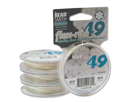 Flexrite 49 Strand 0.014 - Silver Plate - 30 Feet