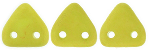 CzechMates 2-Hole Triangle - #PS1010 Pacifica Honeydew