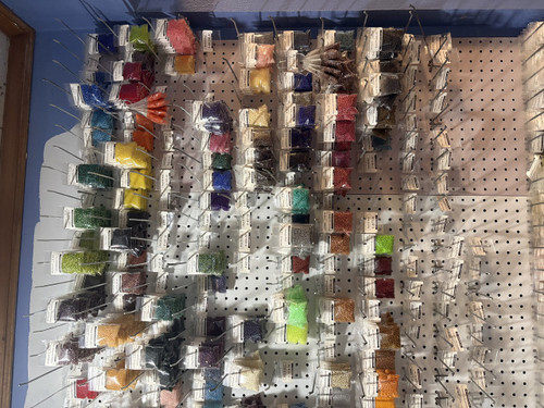 Miyuki 8/0 Rounds on a shelf