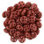 CzechMates 4-Hole QuadraLentil - #K0189 Lava Metallic Matte