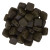 CzechMates 2-Hole Square Tile - #M13720 Chocolate Brown Matte